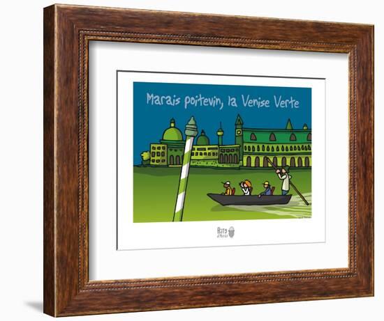 Rats d'marais - Venise verte-Sylvain Bichicchi-Framed Premium Giclee Print