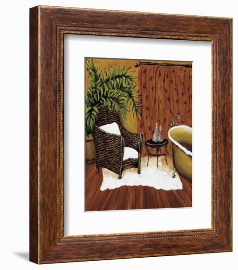 Rattan Bath-Krista Sewell-Framed Giclee Print