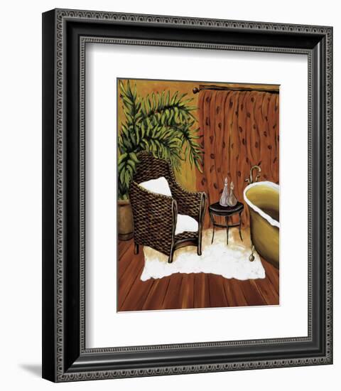 Rattan Bath-Krista Sewell-Framed Giclee Print