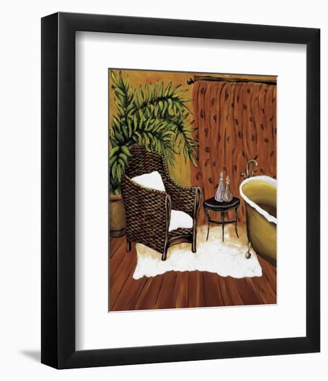 Rattan Bath-Krista Sewell-Framed Giclee Print