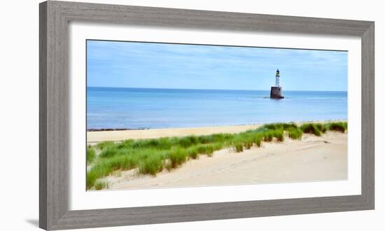 Rattray Lighthouse, Aberdeenshire, Scotland, United Kingdom, Europe-Karen McDonald-Framed Photographic Print