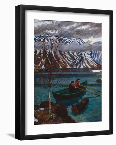 Rausilje-Nils, 1914-Nikolai Astrup-Framed Giclee Print