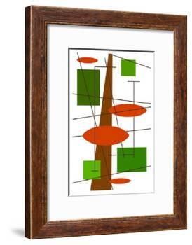 Rauth in Green-Tonya Newton-Framed Art Print