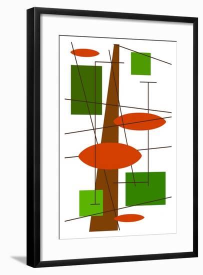 Rauth in Green-Tonya Newton-Framed Premium Giclee Print