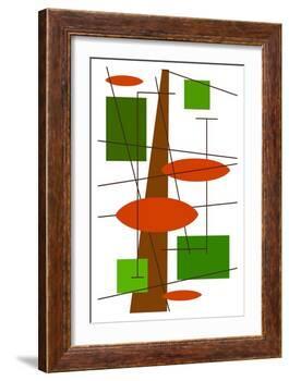 Rauth in Green-Tonya Newton-Framed Art Print