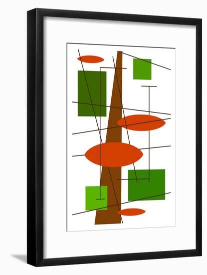 Rauth in Green-Tonya Newton-Framed Art Print