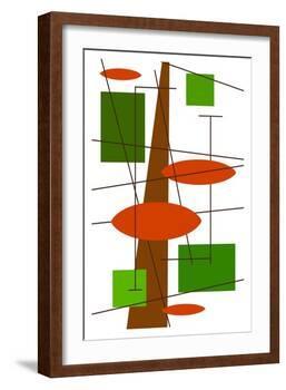 Rauth in Green-Tonya Newton-Framed Art Print