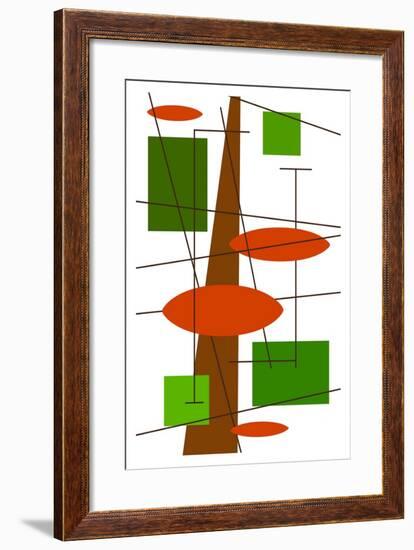 Rauth in Green-Tonya Newton-Framed Art Print