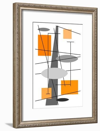 Rauth in Orange-Tonya Newton-Framed Art Print