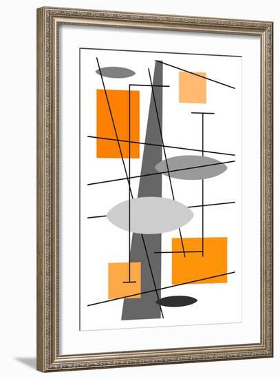 Rauth in Orange-Tonya Newton-Framed Art Print