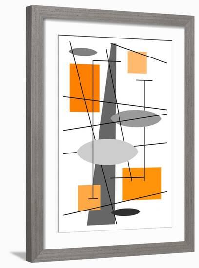 Rauth in Orange-Tonya Newton-Framed Art Print