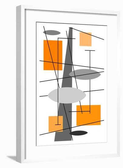 Rauth in Orange-Tonya Newton-Framed Art Print