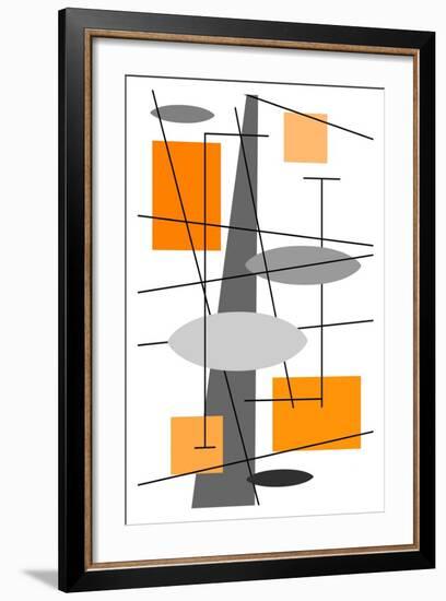 Rauth in Orange-Tonya Newton-Framed Art Print