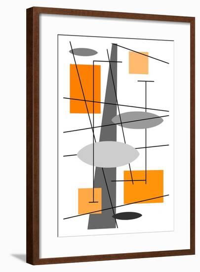 Rauth in Orange-Tonya Newton-Framed Art Print