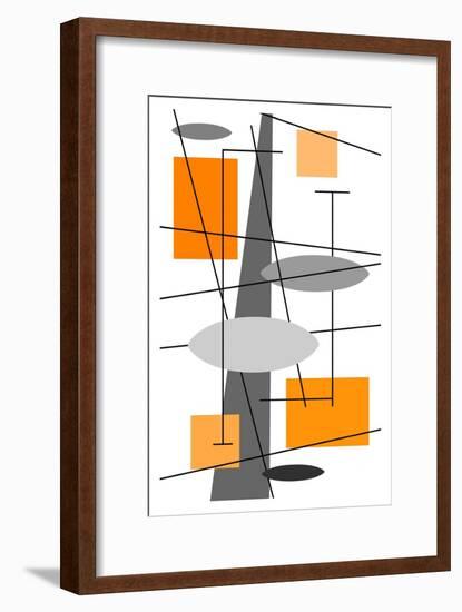 Rauth in Orange-Tonya Newton-Framed Premium Giclee Print