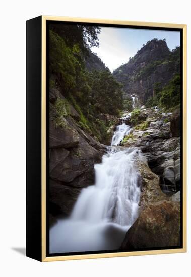 Ravana Falls, Ella, Sri Lanka, Asia-Charlie-Framed Premier Image Canvas