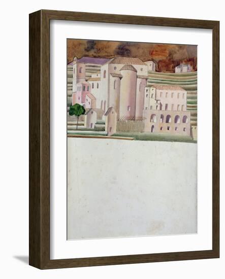 Ravello, C.1930-John Armstrong-Framed Giclee Print