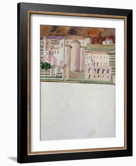 Ravello, C.1930-John Armstrong-Framed Giclee Print