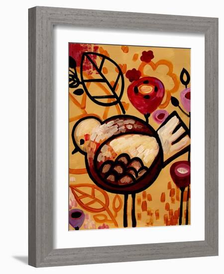 Raven Blossoms-Natasha Wescoat-Framed Giclee Print