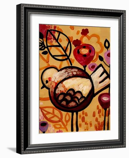 Raven Blossoms-Natasha Wescoat-Framed Giclee Print