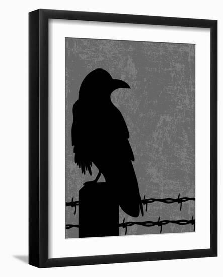 Raven-Joanne Paynter Design-Framed Giclee Print