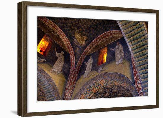 Ravenna Italy Mausoleo Di Galla Placidia-Charles Bowman-Framed Photographic Print