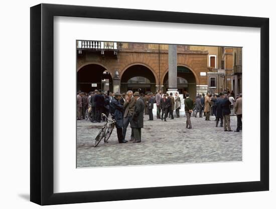 Ravenna on election day. Artist: Unknown-Unknown-Framed Photographic Print