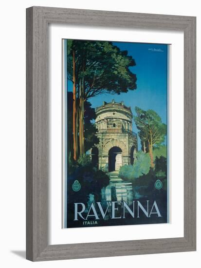 Ravenna Poster-Attilio Ravaglia-Framed Giclee Print