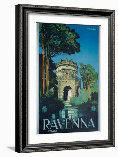 Ravenna Poster-Attilio Ravaglia-Framed Giclee Print