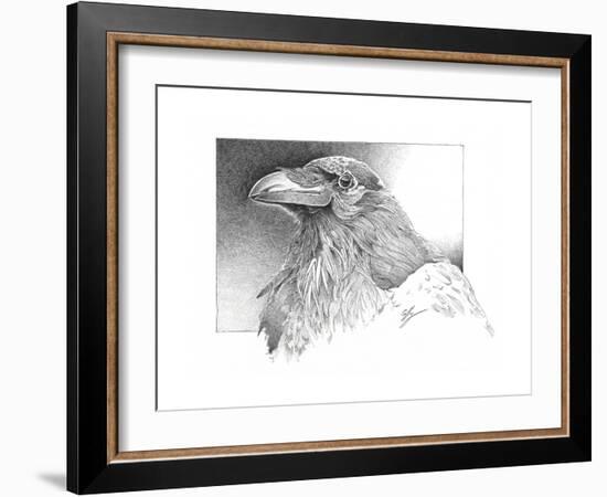 Ravens Head-Durwood Coffey-Framed Giclee Print