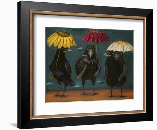 Ravens Rain-Leah Saulnier-Framed Premium Giclee Print