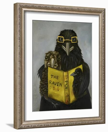 Ravens Read-Leah Saulnier-Framed Giclee Print