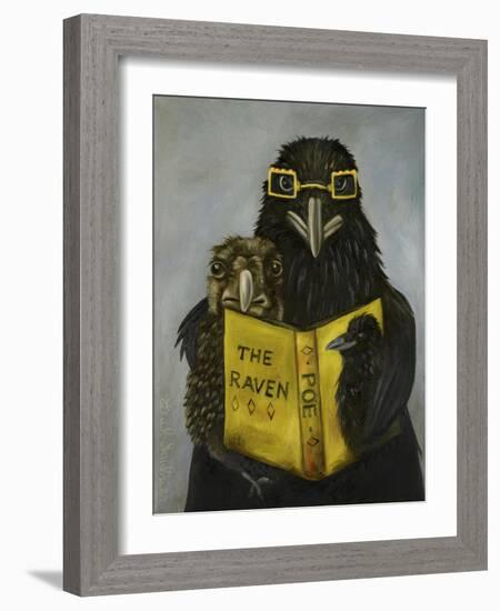 Ravens Read-Leah Saulnier-Framed Giclee Print