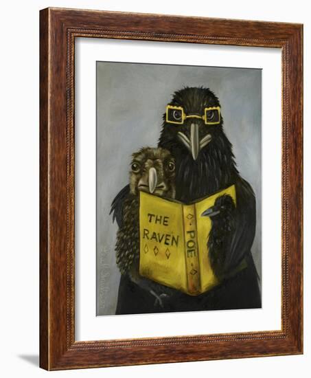 Ravens Read-Leah Saulnier-Framed Giclee Print