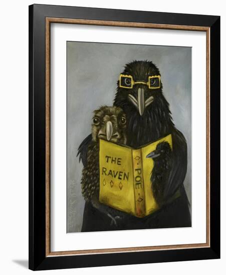 Ravens Read-Leah Saulnier-Framed Giclee Print