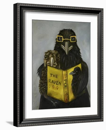 Ravens Read-Leah Saulnier-Framed Giclee Print