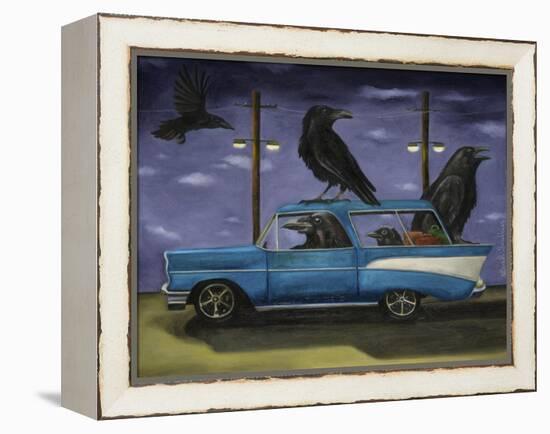 Ravens Ride-Leah Saulnier-Framed Premier Image Canvas