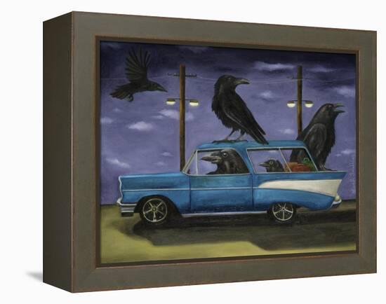 Ravens Ride-Leah Saulnier-Framed Premier Image Canvas