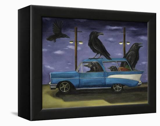 Ravens Ride-Leah Saulnier-Framed Premier Image Canvas