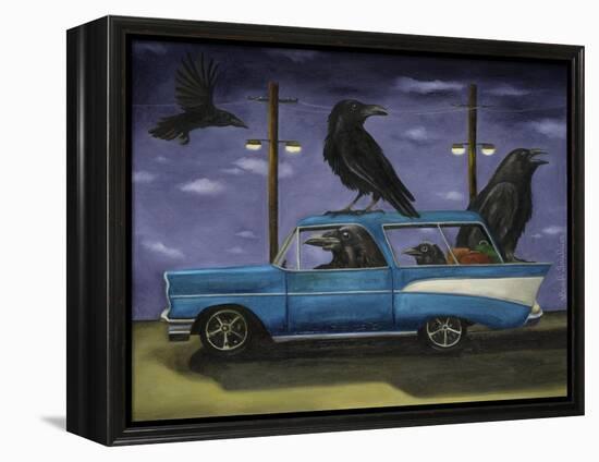 Ravens Ride-Leah Saulnier-Framed Premier Image Canvas