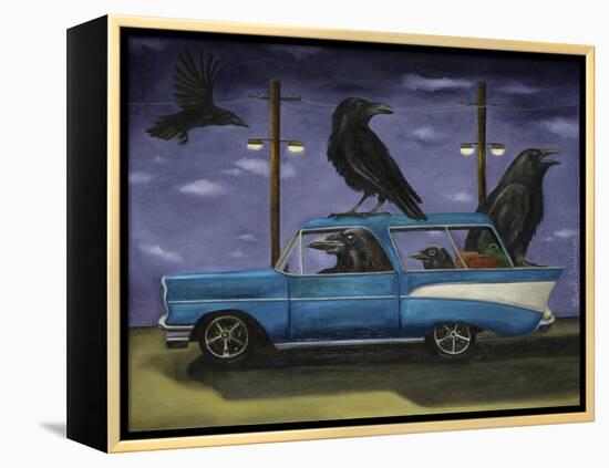 Ravens Ride-Leah Saulnier-Framed Premier Image Canvas