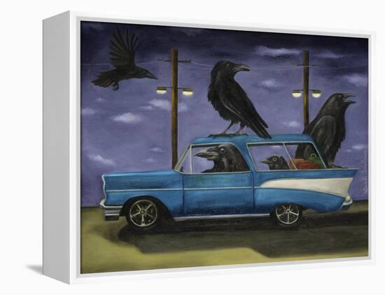 Ravens Ride-Leah Saulnier-Framed Premier Image Canvas