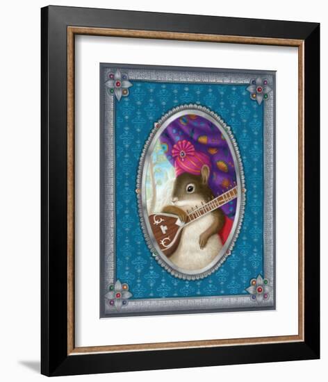 Ravi The Squirrel-Gina Matarazzo-Framed Art Print