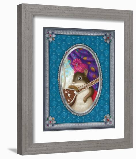 Ravi The Squirrel-Gina Matarazzo-Framed Art Print