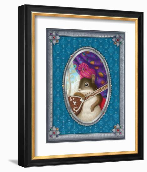 Ravi The Squirrel-Gina Matarazzo-Framed Art Print