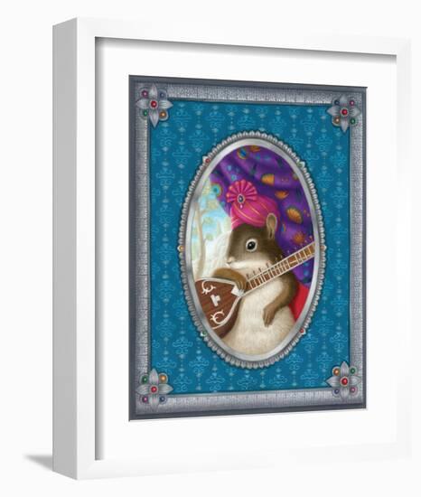 Ravi The Squirrel-Gina Matarazzo-Framed Art Print