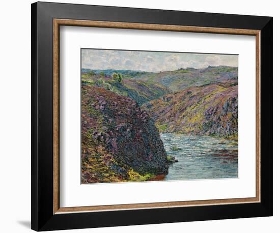 Ravines of the Creuse at the End of the Day, 1889-Claude Monet-Framed Giclee Print