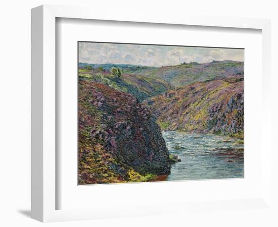 Ravines of the Creuse at the End of the Day, 1889-Claude Monet-Framed Giclee Print