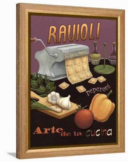 Ravioli-Daphne Brissonnet-Framed Stretched Canvas