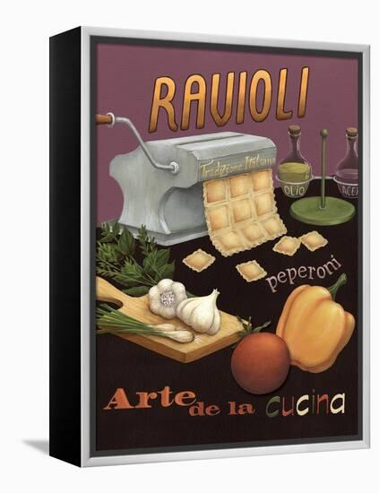 Ravioli-Daphne Brissonnet-Framed Stretched Canvas